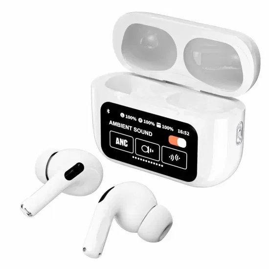 A9 Pro Wireless Earbuds with Smart Screen ANC