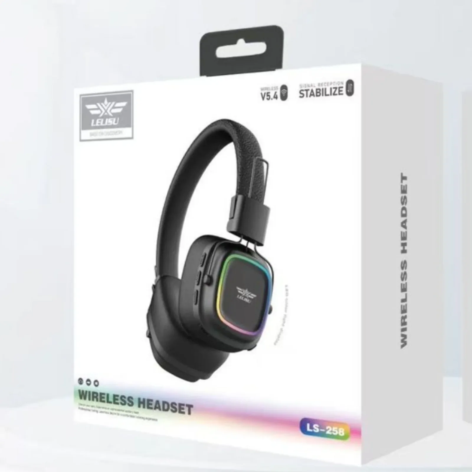 Lelisu LS-258 Wireless Stereo Headphones | Bluetooth 5.4 | Led Light | Type-C charging