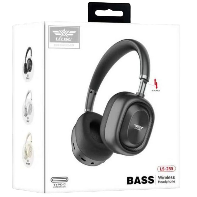 Lelisu LS-255 Power Bass Wireless Headphones | Bluetooth | Type-C charging
