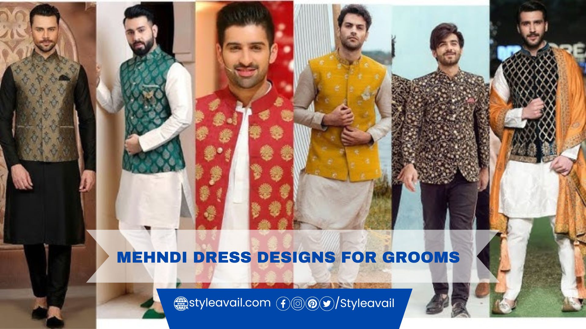 Mehndi Dress Designs for Grooms