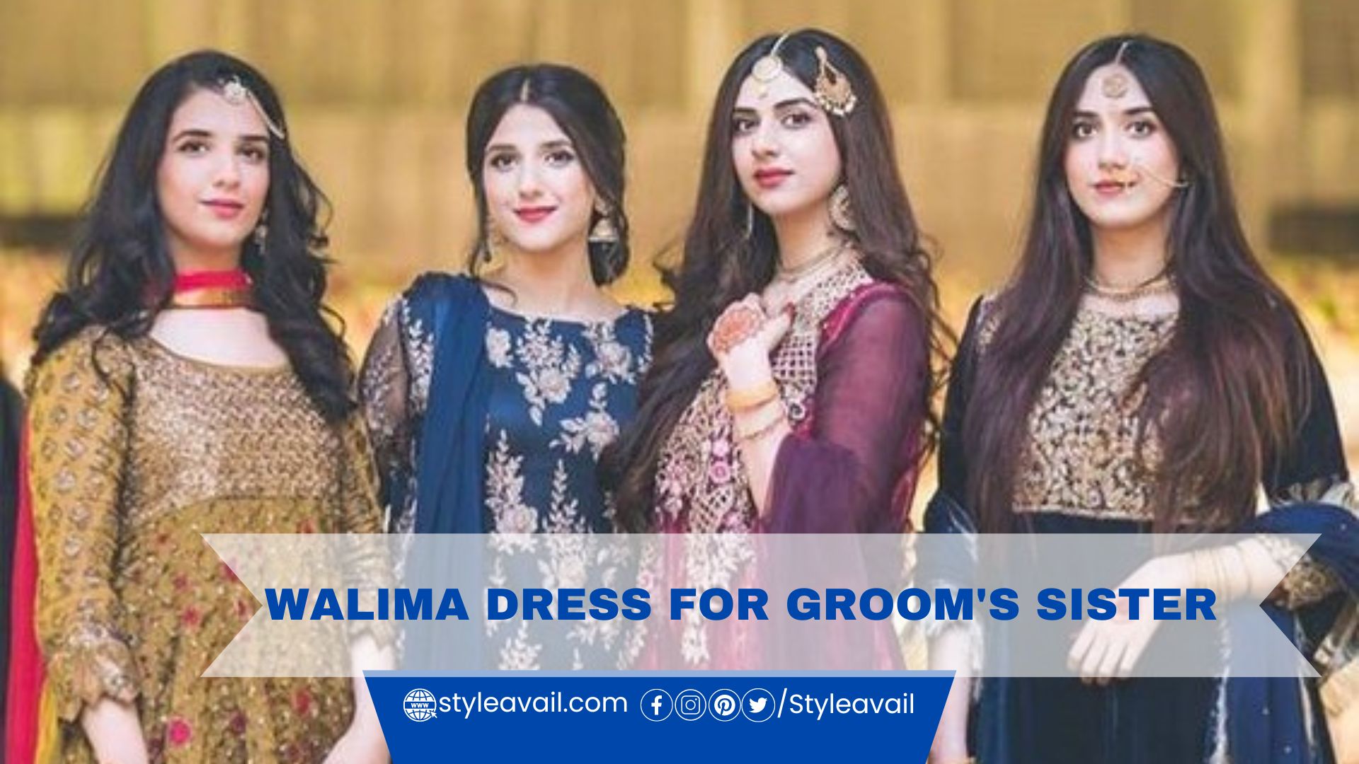 Walima Dress for Groom’s Sister