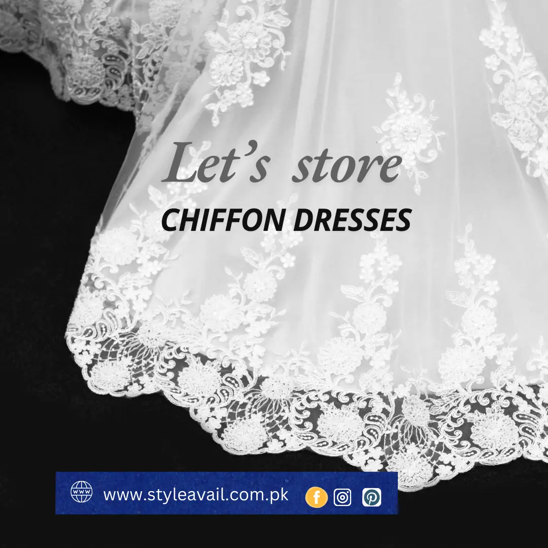 Let's store chiffon dresses