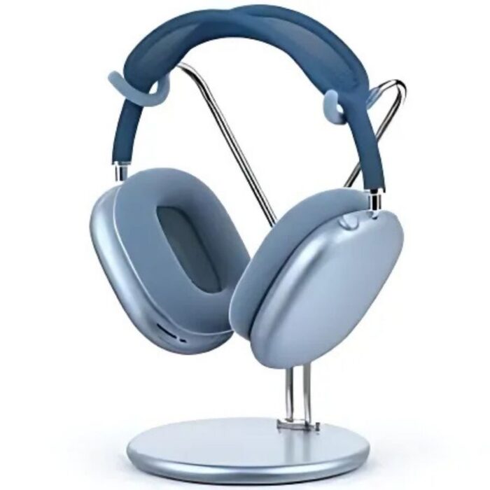 Premium wireless over ear headphones with active noise cancelling and spatial audio in a sleek modern design.